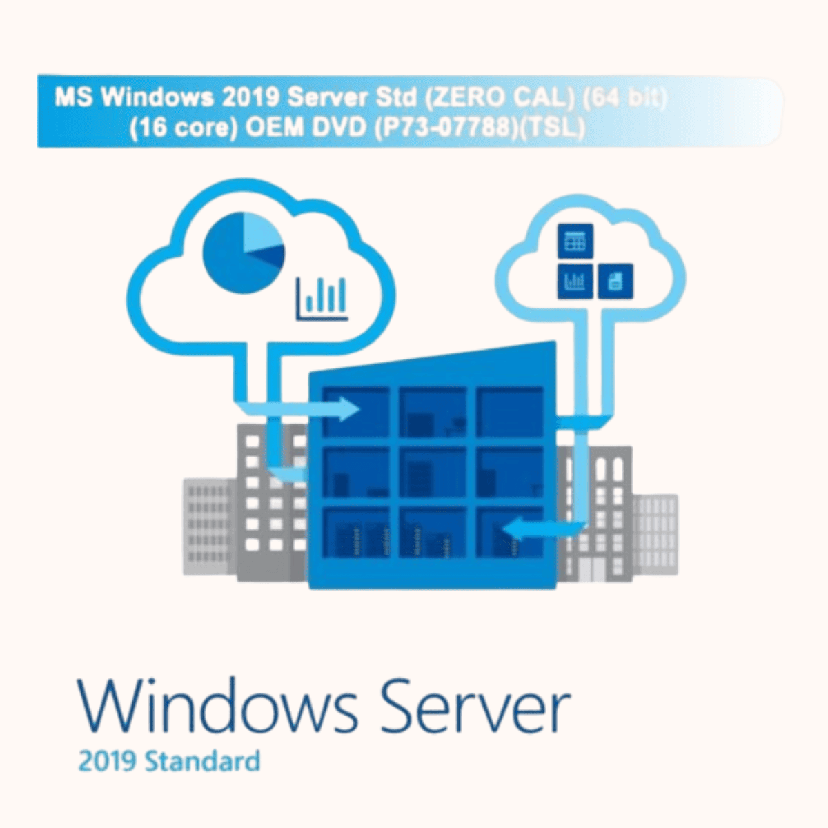 Microsoft Windows Server 2019 Standard 64-bit 16 Core
