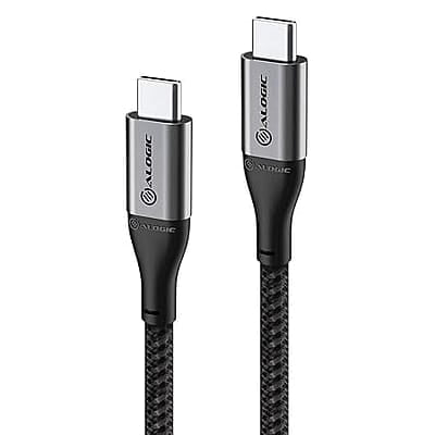 ALOGIC Super Ultra USB 2.0 USB-C to USB-C Cable - 30cm – 5A/480Mbps – Space Grey  | ULCC2030-SGR