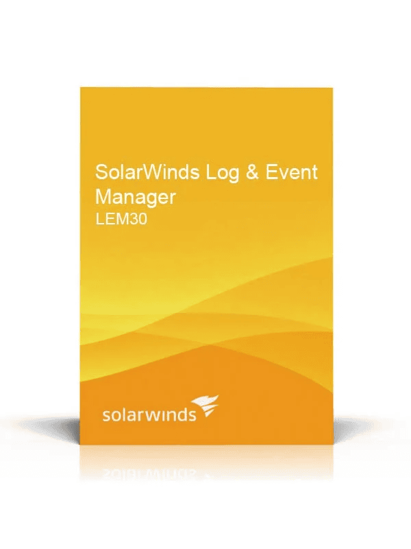 Solarwinds Log and Event Manager LEM30 + 1 year Maint (ESD)