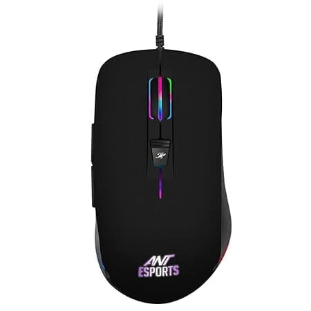 OpenBox Ant Esports GM100 RGB 4800 DPI I Gaming Wired Optical Gaming Mouse