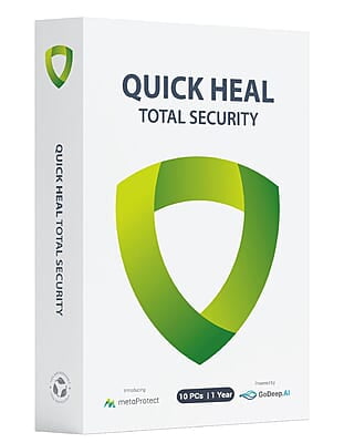 Quickheal® Total Security Win (DT) (10pc) (1yr) CD