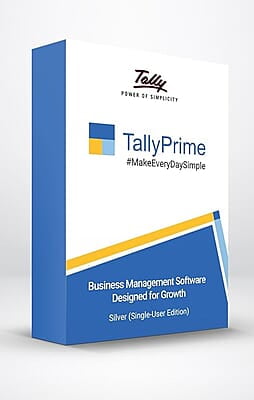 Tally Prime Single user Silver licence ESD (with 1yr Sub)