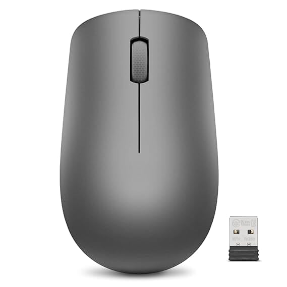 OpenBox Lenovo Mice -BO 530 Graphite l 300 Wireless Optical Mouse