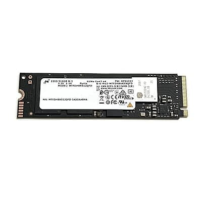 Micron SSD 512GB 2210 NVMe PCIe Gen3 x4 MTFDHBA512QFD M09630-001