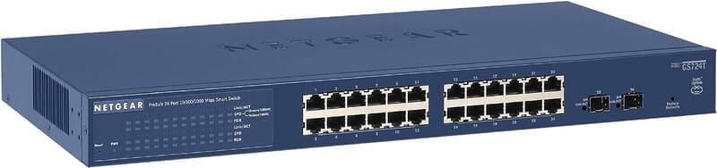 Netgear GS 724 T 24 Port Switch