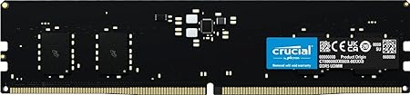 OpenBox Crucial RAM 8GB Desktop Memory CT8G48C40U5 Black