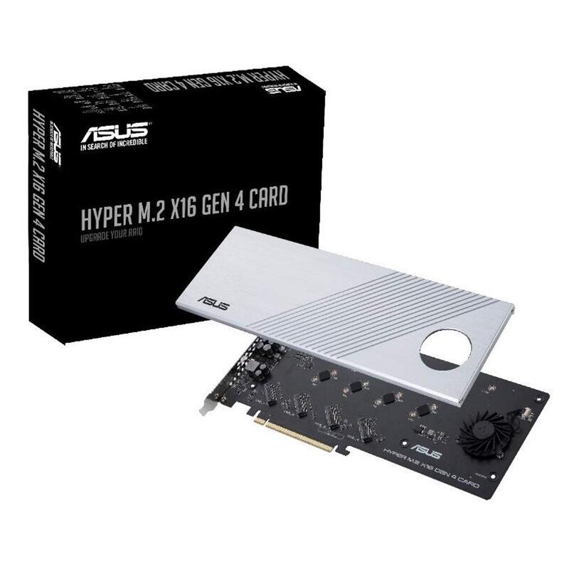 Refurbished ASUS Hyper M.2 Expansion Card Supports 4 NVMe (192876624920)