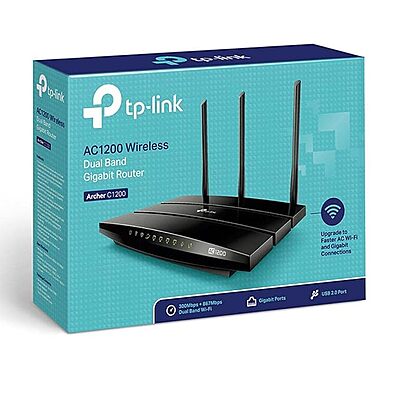 TP-Link Archer AC1200 Dual Band Gigabit Router , C1200 V1 TP-Link Archer AC1200 Dual Band Gigabit Router , C1200 V1