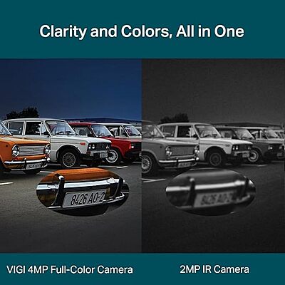 TP-Link 4MP Outdoor Full-Color Dual-Lens Varifocal Pan Tilt Network Camera (VIGI C540V) TP-Link 4MP Outdoor Full-Color Dual-Lens Varifocal Pan Tilt Network Camera (VIGI C540V)