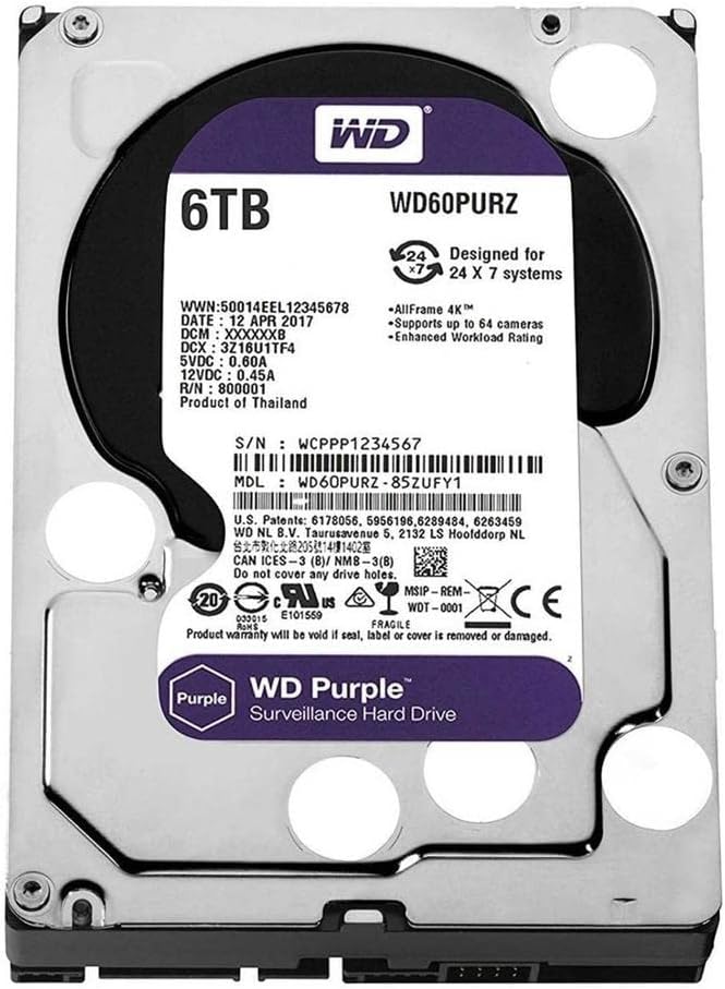 6TB Surveillance Hard Drive