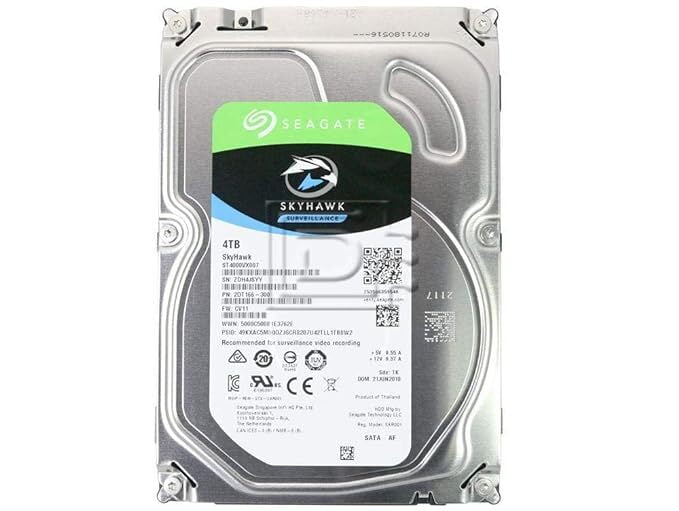 SEAGATE Skyhawk 4TB HDD 4台セット Seagate (ST4000VX016) SkyHawk 4TB HDD - 5400 RPM, SATA 6Gb/s