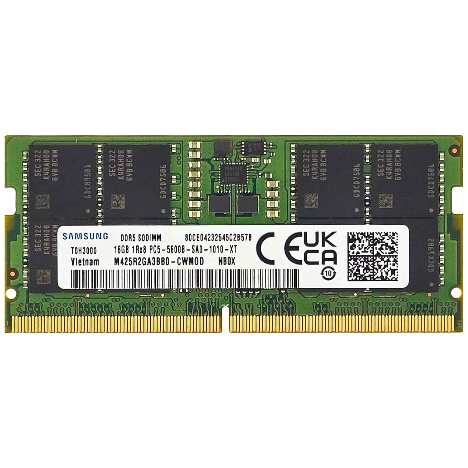 Samsung DDR5 16GB 4800MHz PC5 SO-DIMM Laptop RAM
