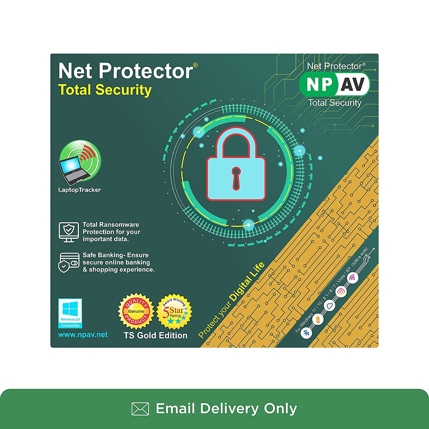 Net Protector Total Security GOLD 2023 (1pc) (3yr) Key ESD