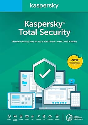 Kaspersky Total Security (1 CD + 1 key) (3yrs) (Win) Key CD