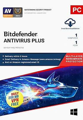 BitDefender Antivirus Plus (2022) Single key (1 year) ESD