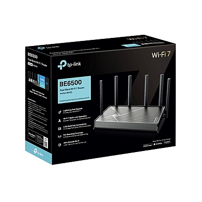 TP-Link BE6500 Dual-Band Wi-Fi 7 Router ,Archer BE400 TP-Link BE6500 Dual-Band Wi-Fi 7 Router ,Archer BE400