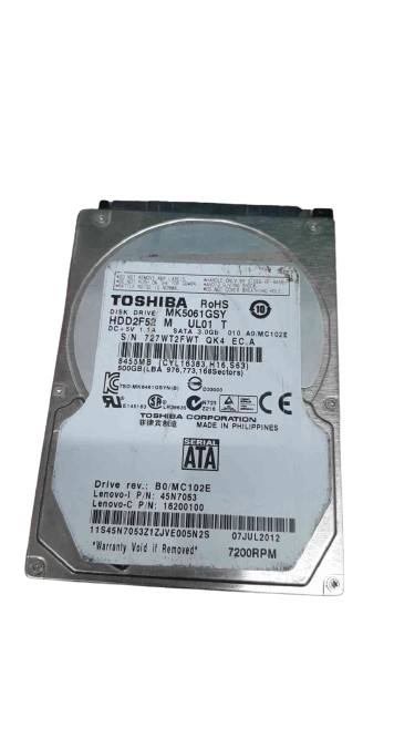 Refurbished Toshiba 500 GB SATA 2.5