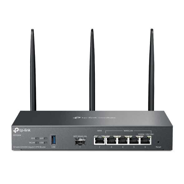 TP-Link Omada Gigabit AX3000 WiFi 6 VPN Router ,ER706W TP-Link Omada Gigabit AX3000 WiFi 6 VPN Router ,ER706W