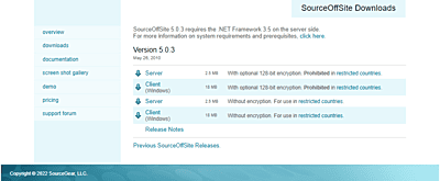 SourceOffSite 5.x Single License ESD