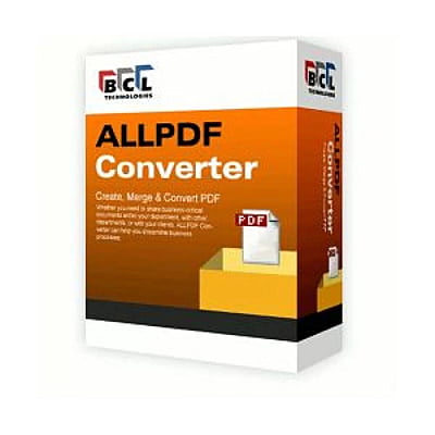 BCL AllPDF Converter Single user License key ESD