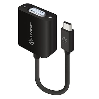 ALOGIC 15cm USB-C to VGA Adapter-Black | UCVGA-ADP