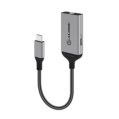 ALOGIC Ultra Combo USB-C to 3.5mm Audio & USB-C Charging Adapter –10cm | ULC35APW-SGR