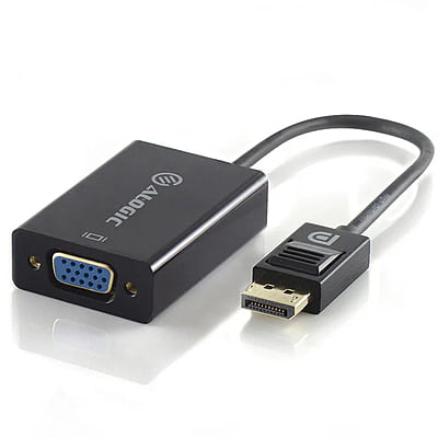 ALOGIC Premium 15cm DisplayPort to VGA Adapter - Male to Female | DP-VGA-ADP