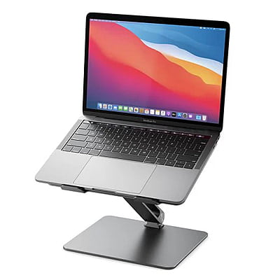 Elite Adjustable Laptop Riser – Space Grey | AALNBS-SGR