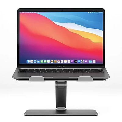 Elite Adjustable Laptop Riser – Space Grey | AALNBS-SGR