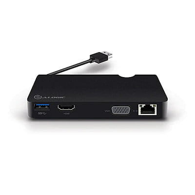 ALOGIC USB 3.0 Universal Portable Docking Station - HDMI or VGA/Gigabit Ethernet/USB 3.0 | VU3DUP