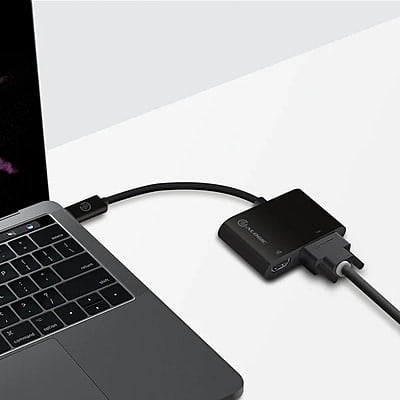 ALOGIC 2-in-1 USB-C to HDMI VGA Adapter - Male to 2-Female  | UCVGHD-ADP