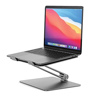 Elite Adjustable Laptop Riser – Space Grey | AALNBS-SGR