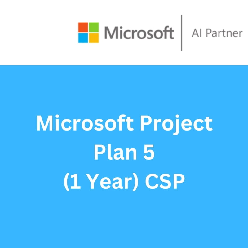 MS Project Plan 5 (1 year) CSP