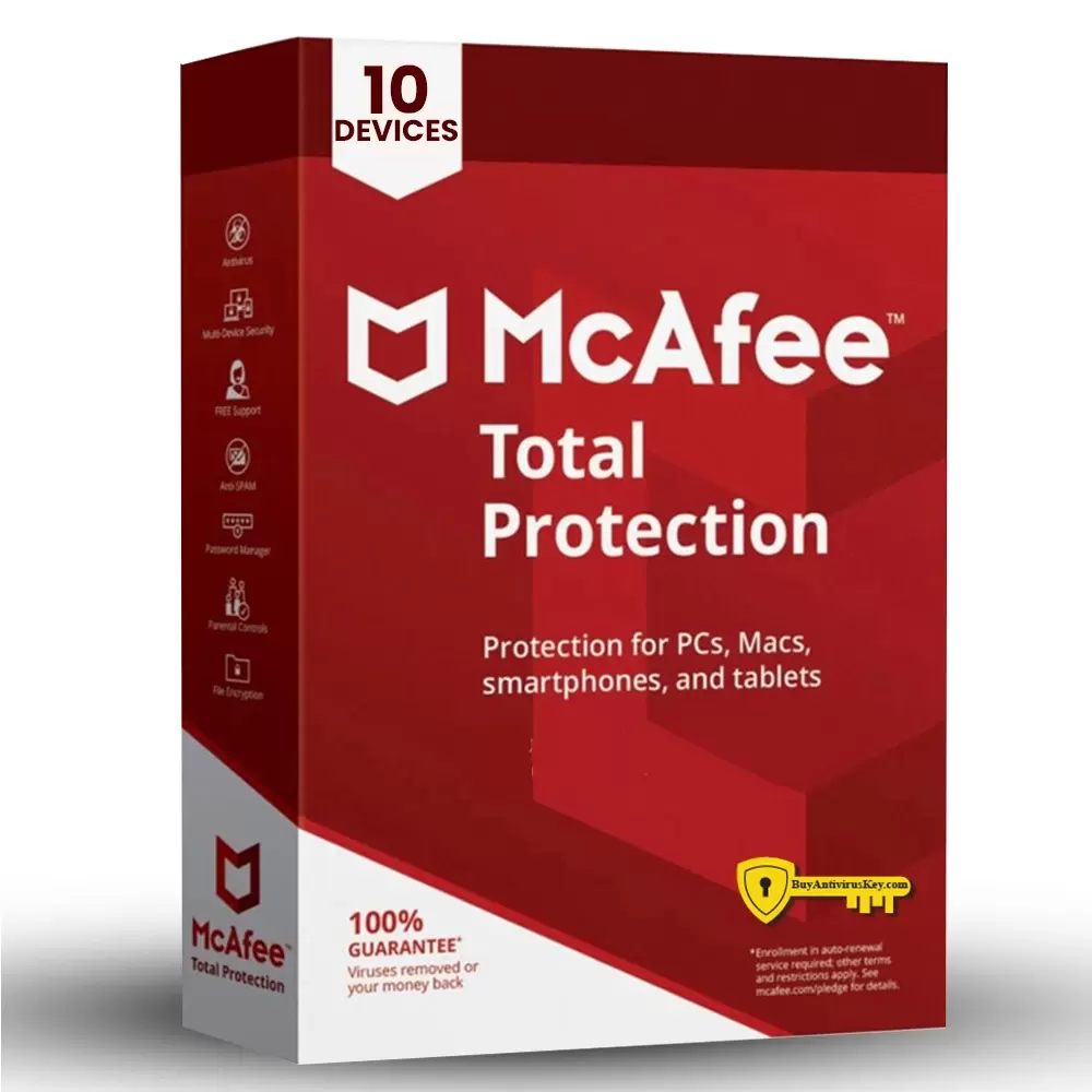 McAfee Total Protection Security (1 year) Single Licence key ESD