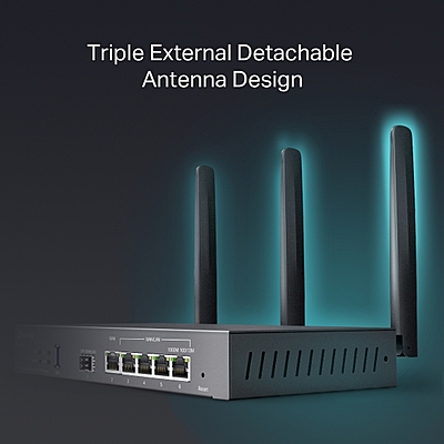 TP-Link Omada Gigabit AX3000 WiFi 6 VPN Router ,ER706W TP-Link Omada Gigabit AX3000 WiFi 6 VPN Router ,ER706W