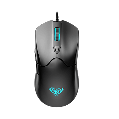 OpenBox Aula S13 / Viper Design, Lightweight (110 gm),6 buttons,upto 3600 DPI,Rainbow Backlit Wired Optical Gaming Mouse