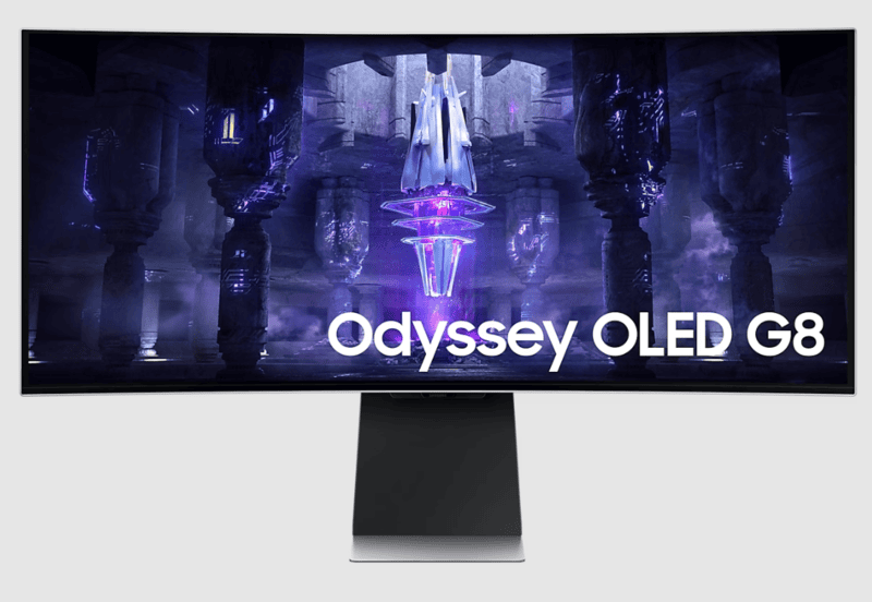 SAMSUNG , 34" Gaming Monitor, 175Hz Refresh Rate, 0.03ms GTG Response Time, G8 OLED SAMSUNG , 34" Gaming Monitor, 175Hz Refresh Rate, 0.03ms GTG Response Time, G8 OLED
