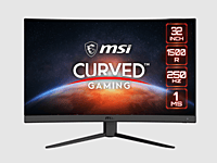 MSI 32" 250Hz FHD Curved Gaming Monitor, VA Panel, 1ms, FreeSync Premium, HDR Ready, G32C4X MSI 32" 250Hz FHD Curved Gaming Monitor, VA Panel, 1ms, FreeSync Premium, HDR Ready, G32C4X