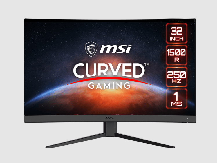 MSI 32" 250Hz FHD Curved Gaming Monitor, VA Panel, 1ms, FreeSync Premium, HDR Ready, G32C4X MSI 32" 250Hz FHD Curved Gaming Monitor, VA Panel, 1ms, FreeSync Premium, HDR Ready, G32C4X