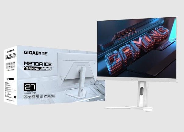 GIGABYTE, 2K 180Hz ICE Gaming Monitor, M27QA GIGABYTE, 2K 180Hz ICE Gaming Monitor, M27QA